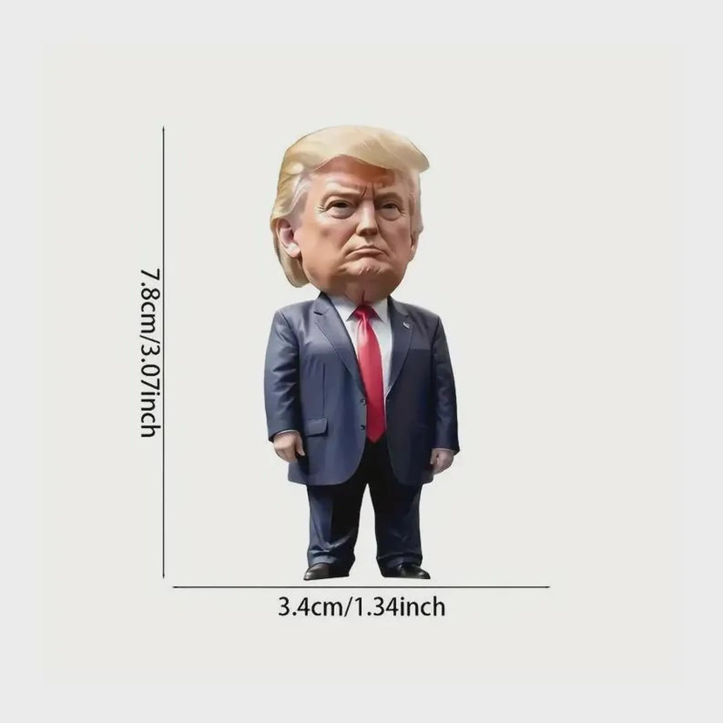 Double sided Donald Trump 2025 Christmas ornament