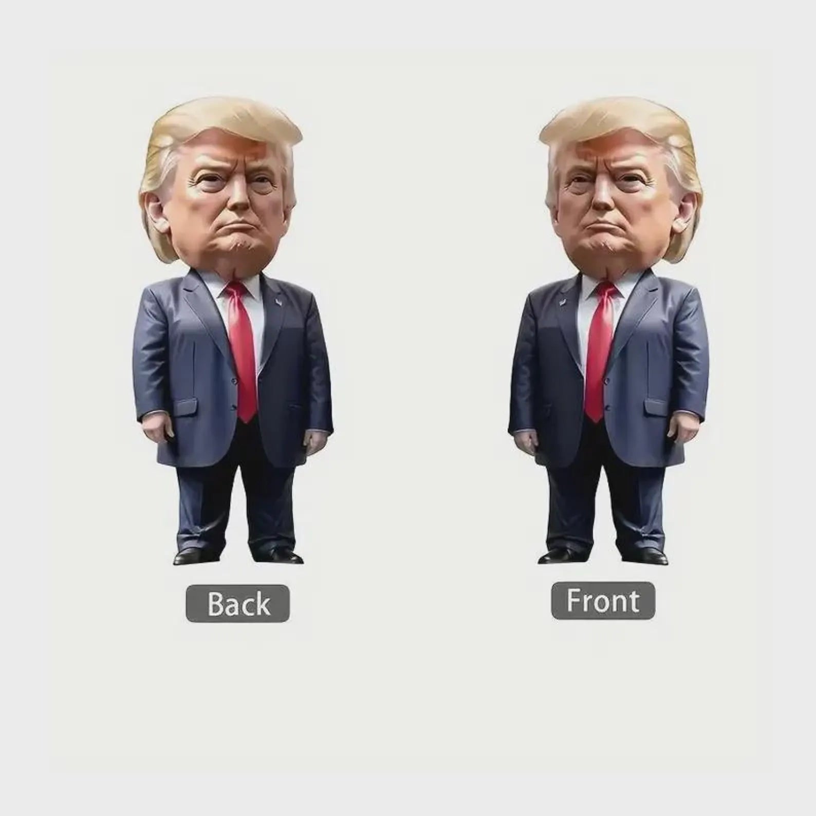 Double sided Donald Trump 2025 Christmas ornament