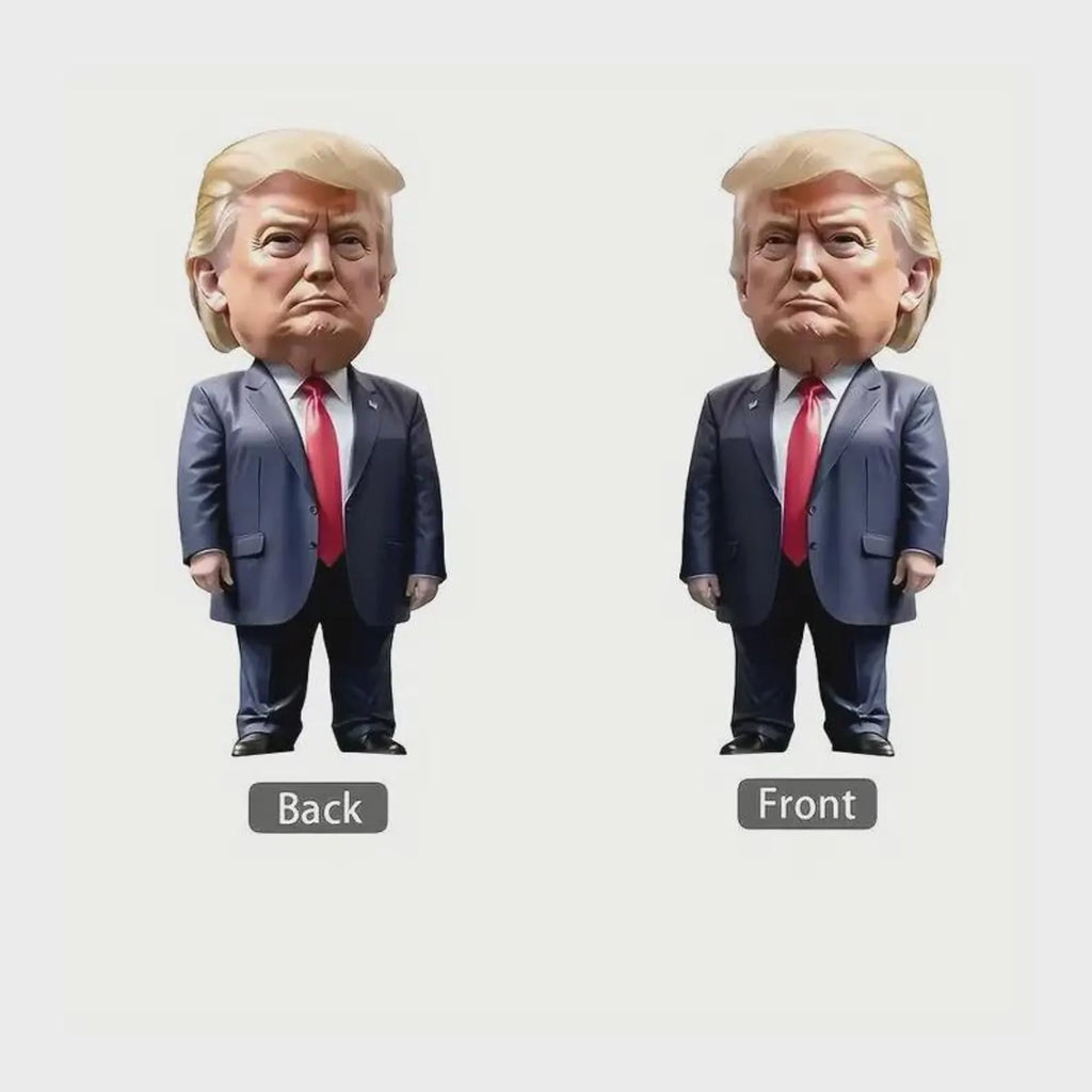 Double sided Donald Trump 2025 Christmas ornament